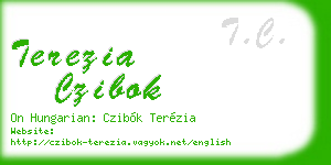 terezia czibok business card
